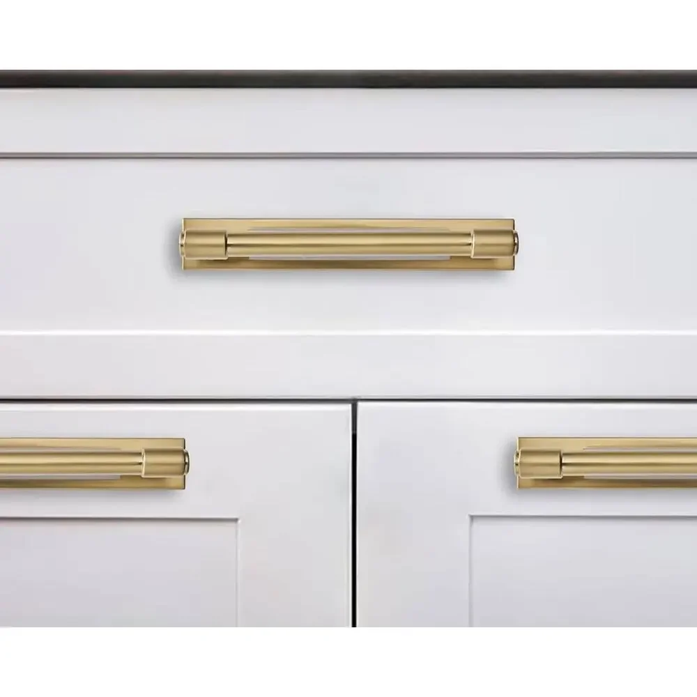 Khtumeware 5 Pack 5 Inch (128 Mm) Center To Center Champagne Bronze Cabinet Pull